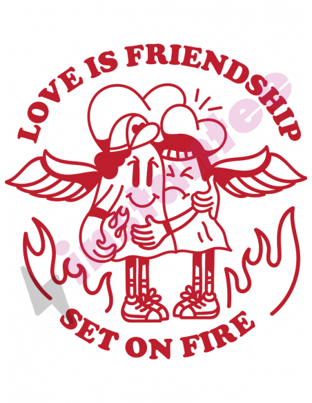 Love Is Friendship Set On Fire