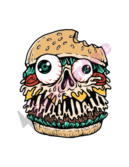 Burger Food Monster