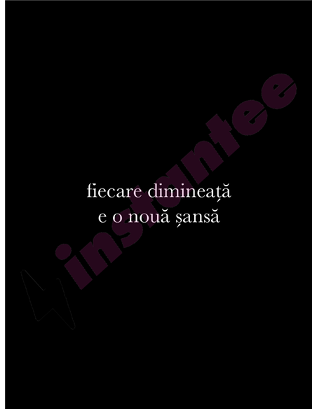 Fiecare dimineata e o noua sansa