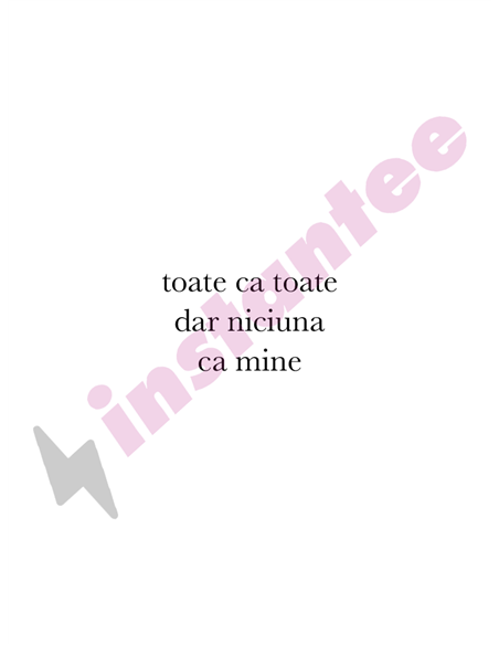 Toate ca toate dar niciuna ca mine