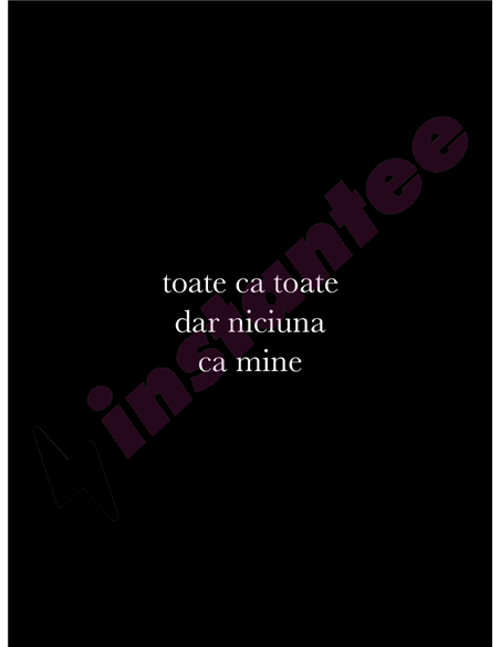 Toate ca toate dar niciuna ca mine