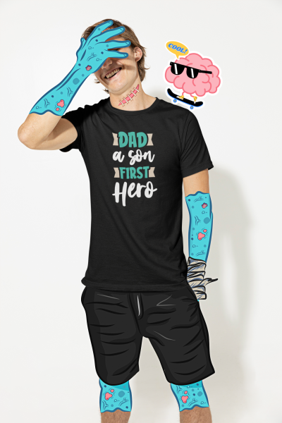 Dad A Son First Hero