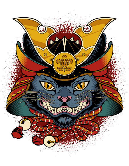 Samurai Cat