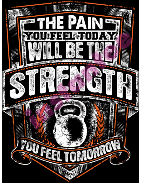 The Pain You Feel Today Will Be The Strength